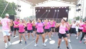 Dia D Rosa levou ações de saúde da mulher para o Parque Cimba