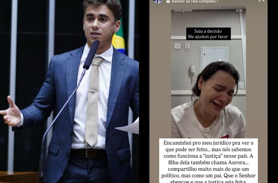 Nikolas Ferreira aciona jurídico para analisar caso de mãe que perdeu guarda da filha para ex 