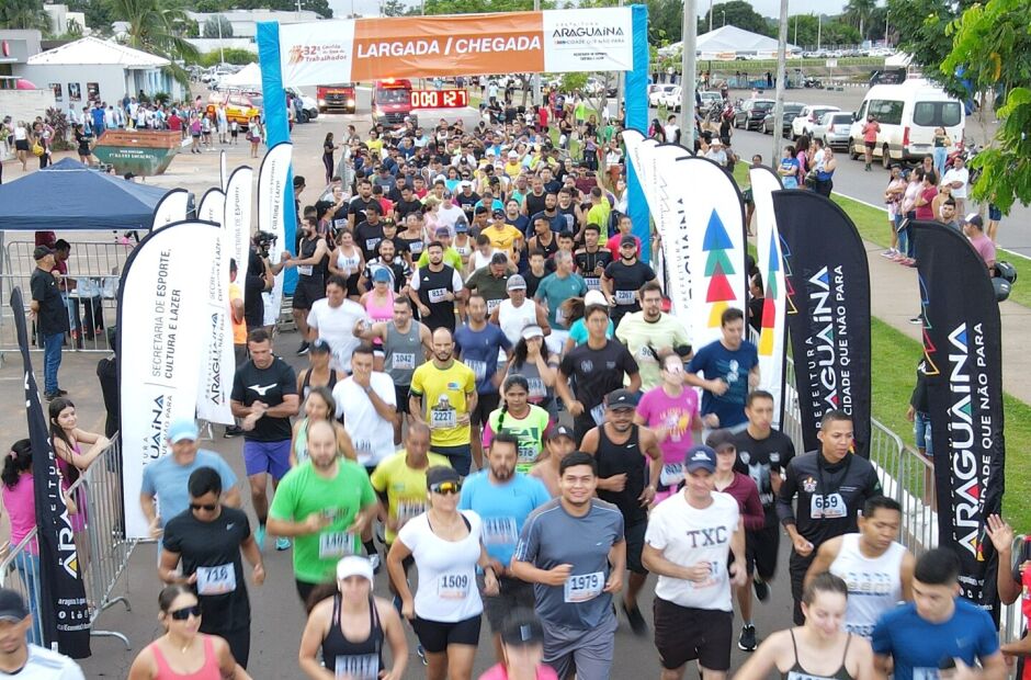 Participantes já podem retirar kits da Corrida do Trabalhador em Araguaína 