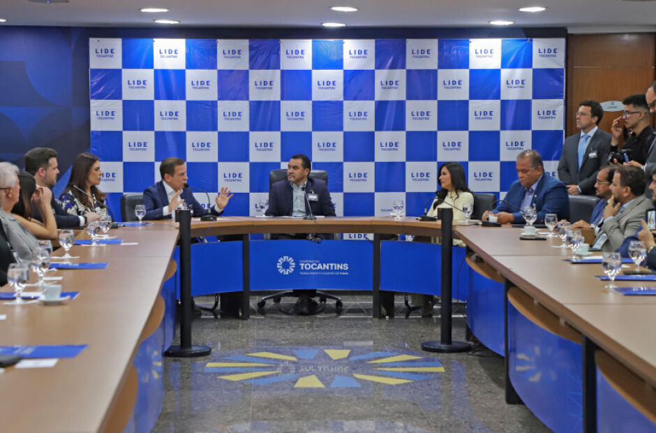 Lide Tocantins é lançado com presença de João Doria e lideranças empresariais