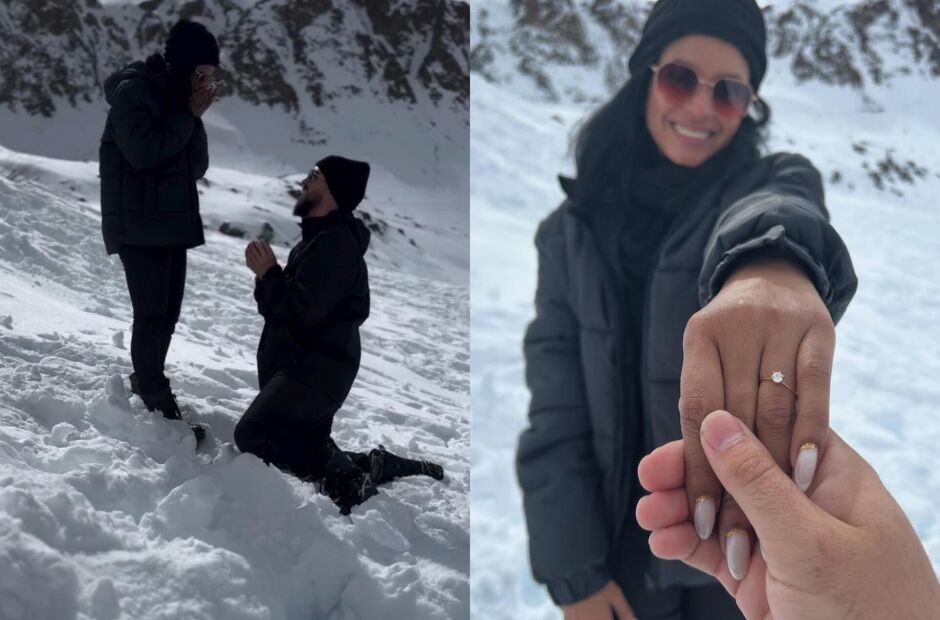 Casal de Araguaína vive cena de filme com pedido de casamento inesperado no Chile