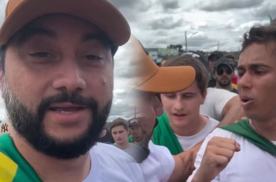 Vereador de Aragua&iacute;na participa de marcha liderada por Nikolas Ferreira