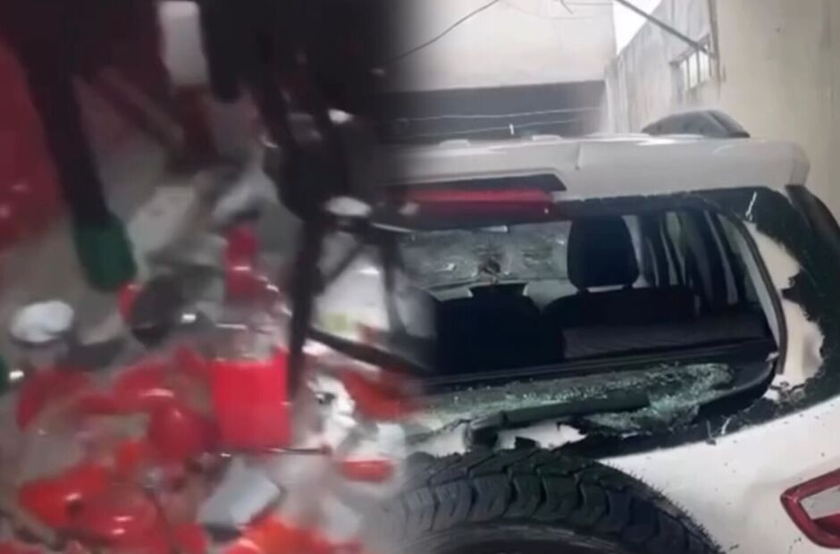 Mulher grava destrui&ccedil;&atilde;o para denunciar ataque do companheiro dentro de casa